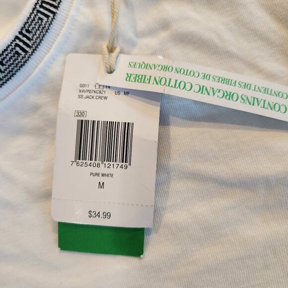 Guess Los Angeles Men's Pure White Crew Neck Short Sleeves T-Shirt Size Medium - Picture 7 of 7